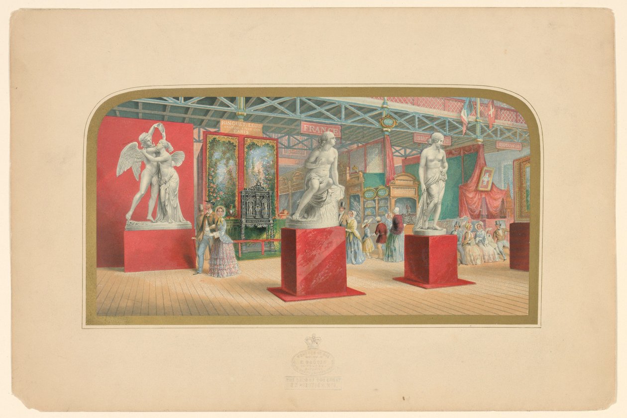 Tisk „Baxter“: Klenoty Velké výstavy roku 1851, klenot č. 1 od George Baxter