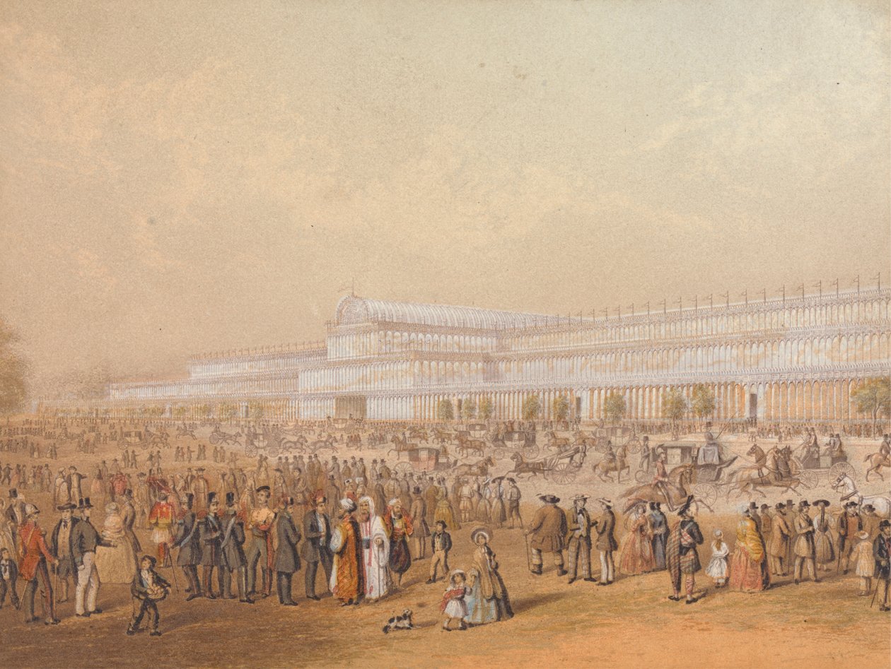 Crystal Palace, Hyde Park od George Baxter