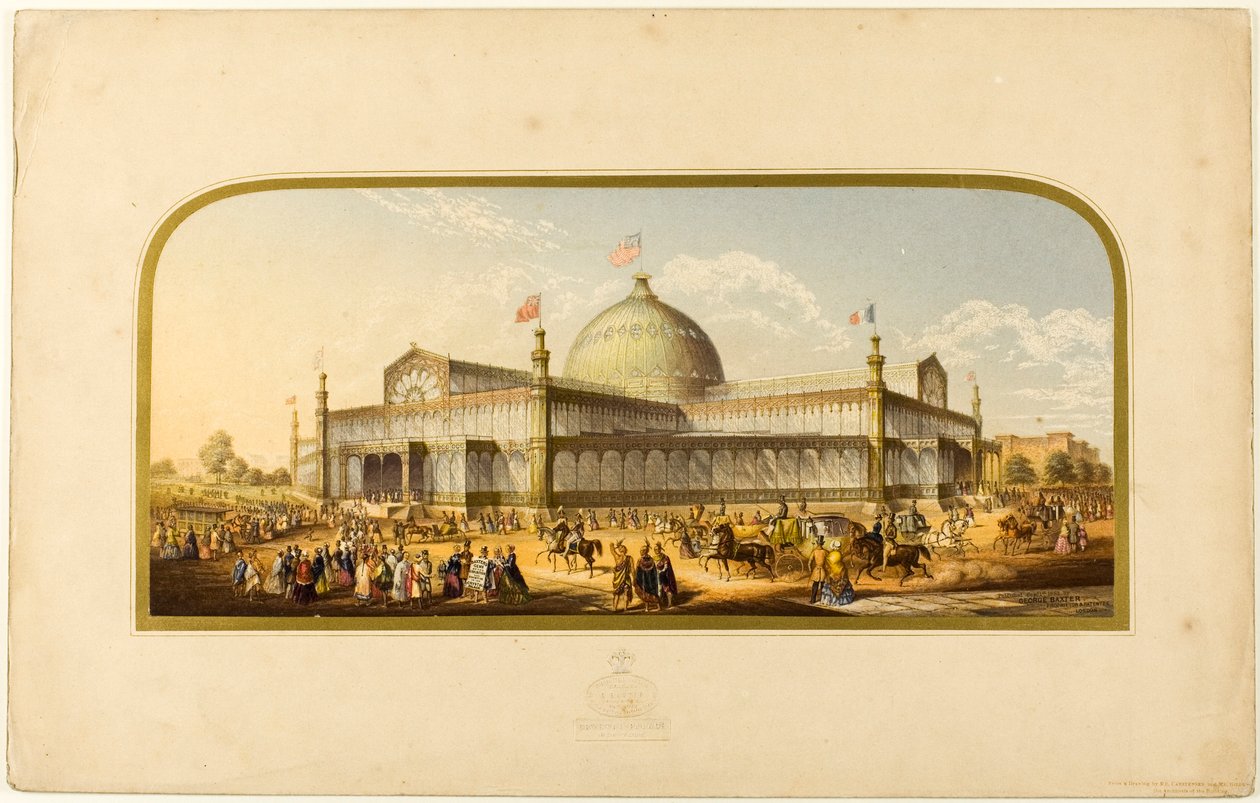 Křišťálový palác, New York od George Baxter