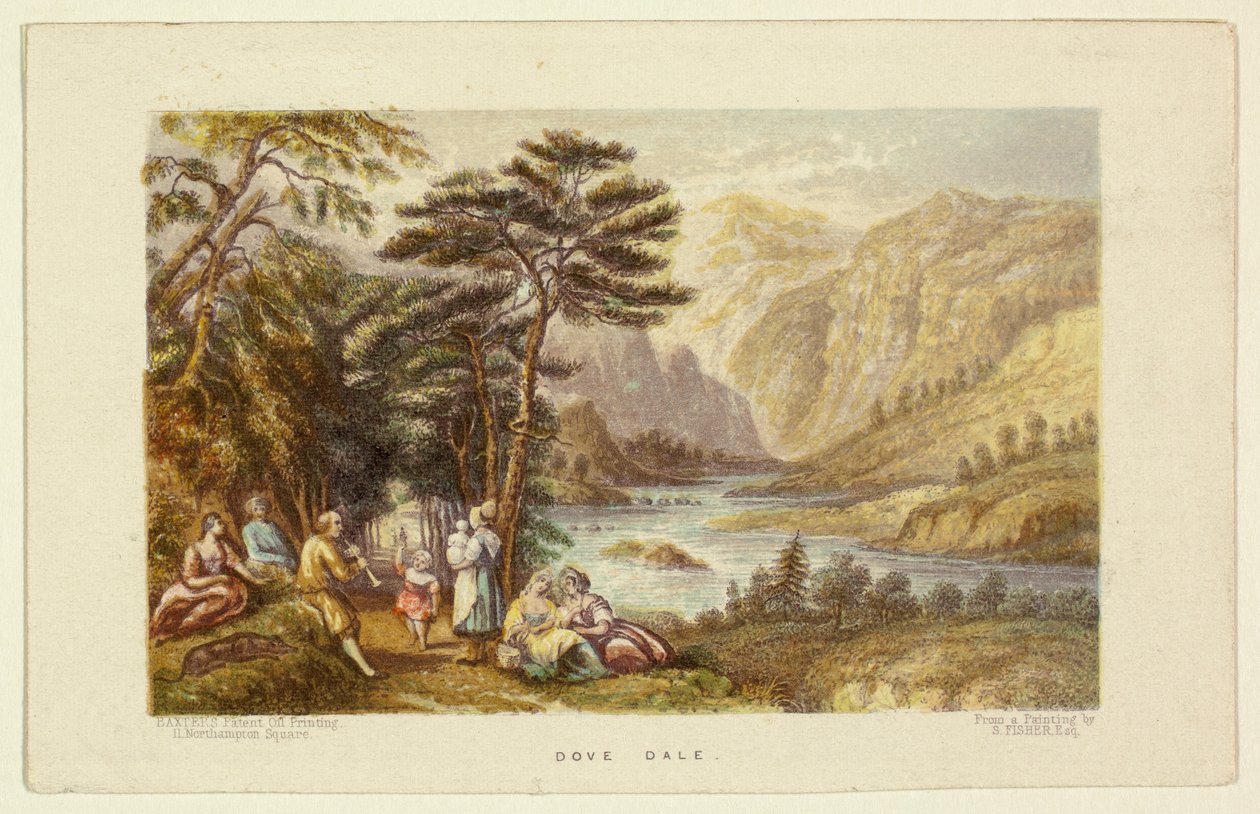 Dove Dale od George Baxter