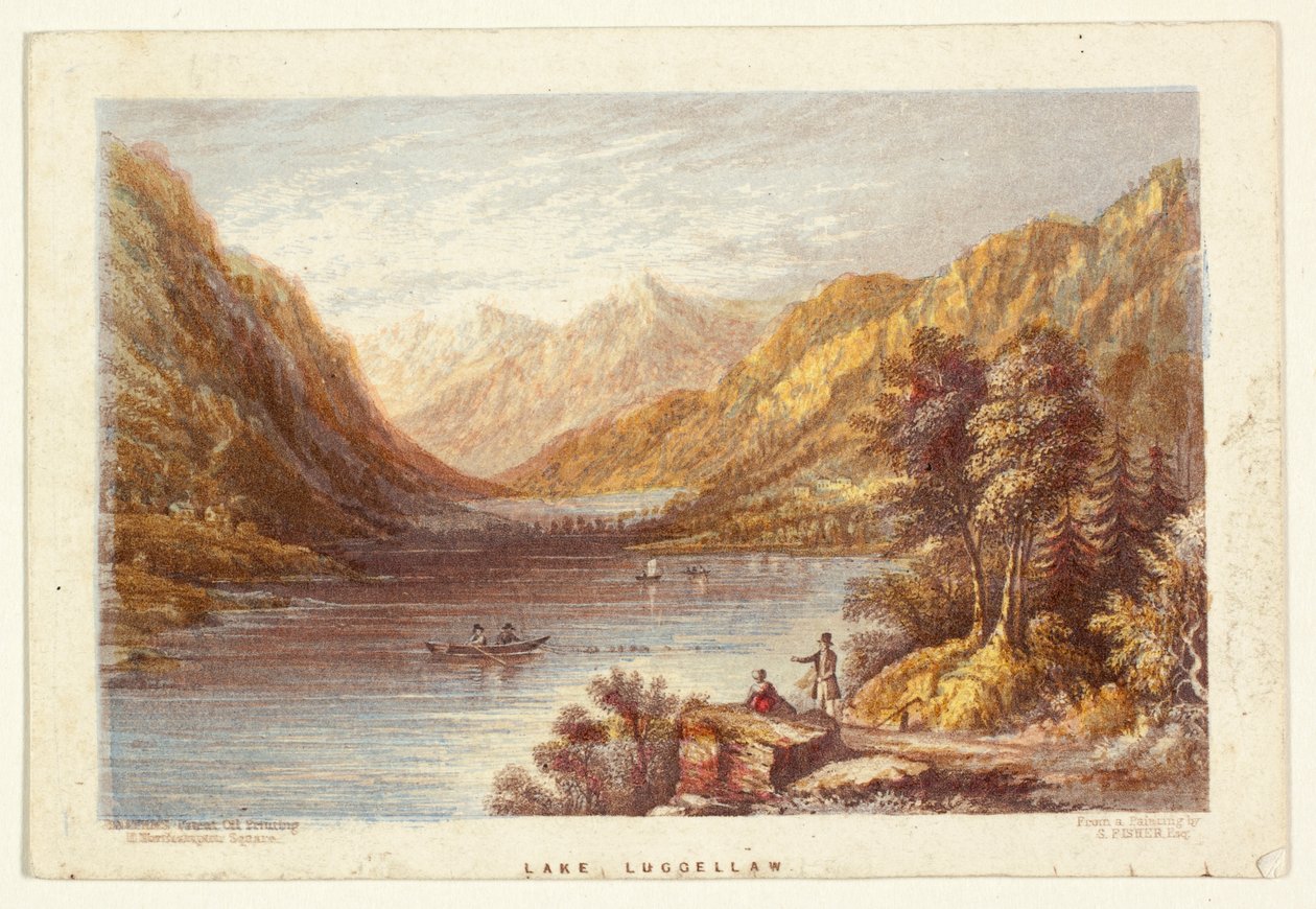 Jezero Luggellaw od George Baxter