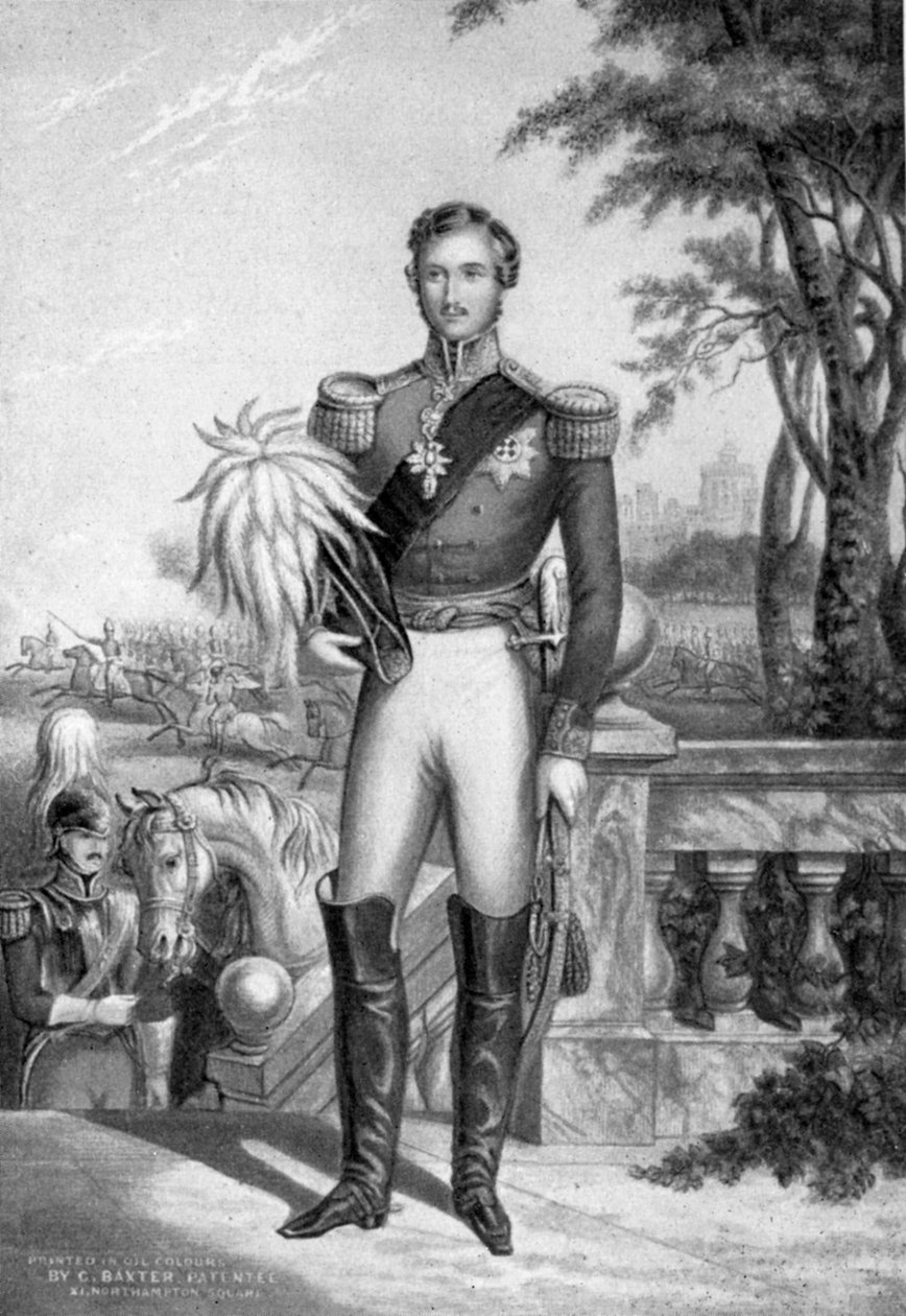 Princ Albert Saxe-Coburg a Gotha, choť královny Viktorie, c1840-1861 1910. od George Baxter