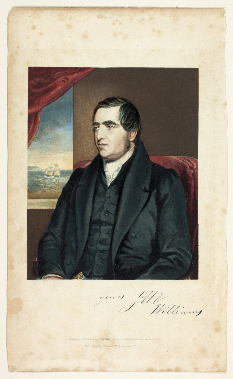 Rev. John Williams od George Baxter