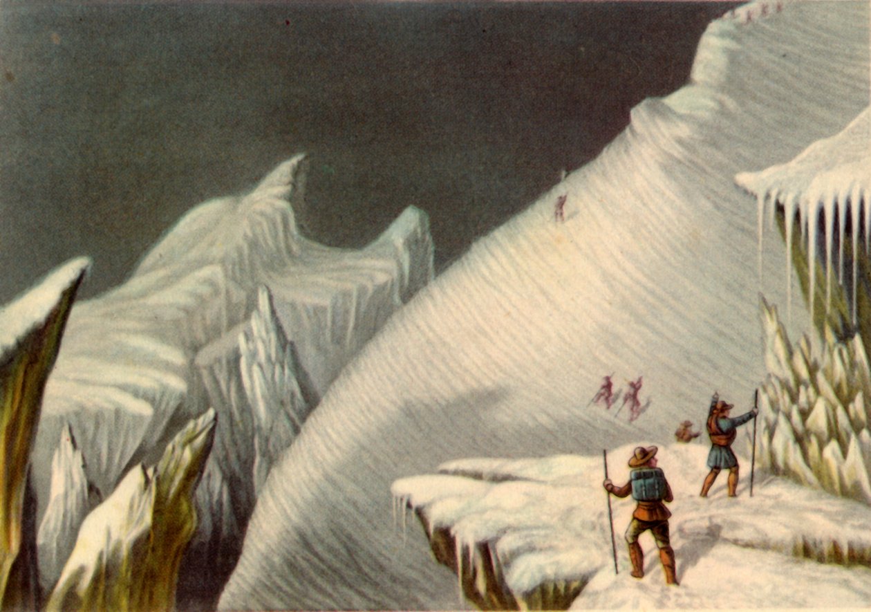 Etapa při výstupu na Mont Blanc, c1853, 1946. od George Baxter