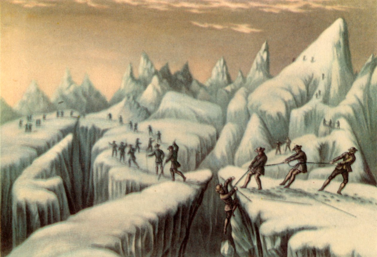 Etapa při výstupu na Mont Blanc, c1853, 1946. od George Baxter