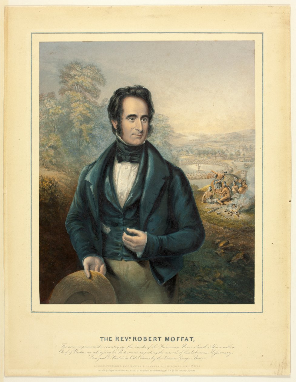 Reverend Robert Moffat od George Baxter
