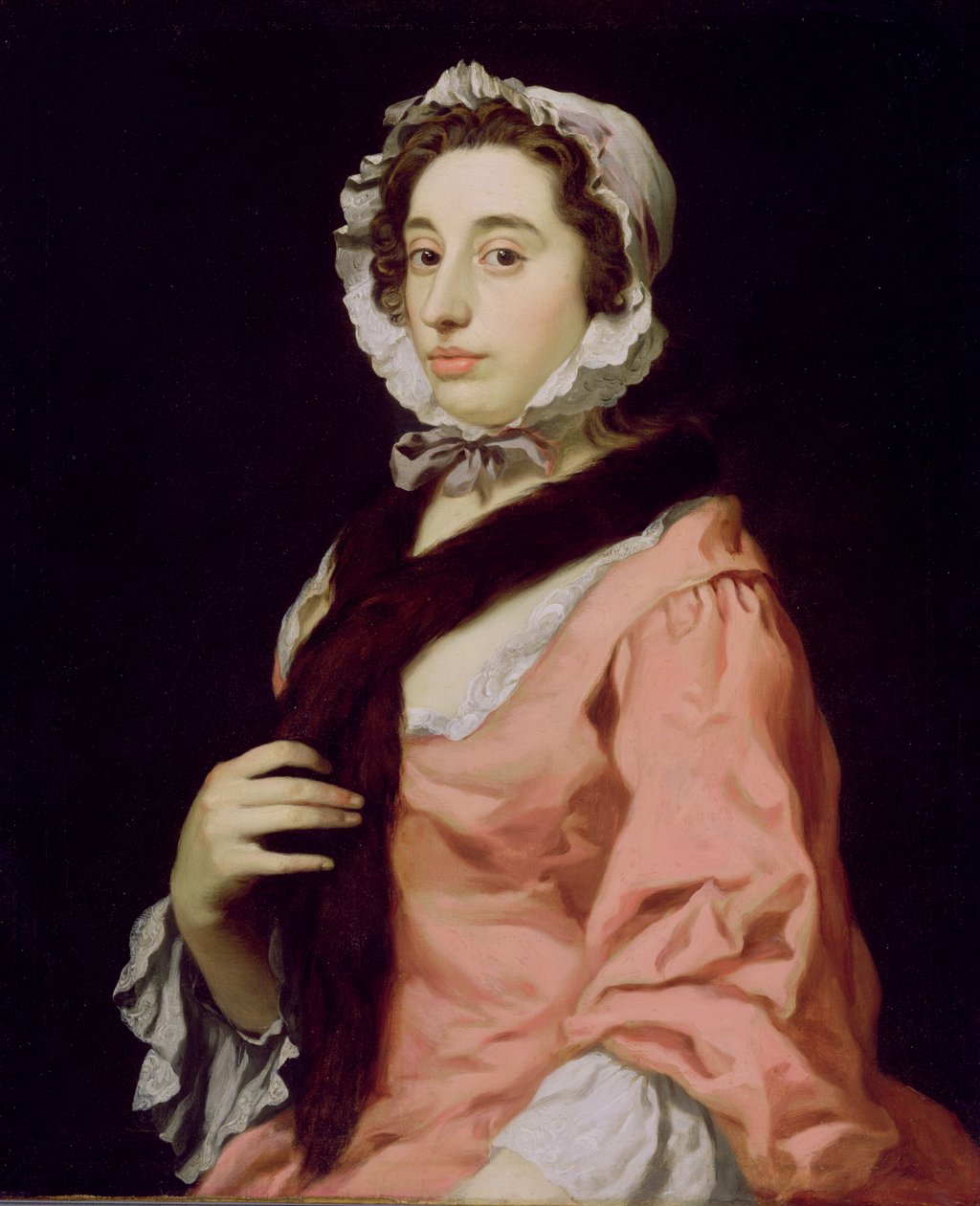 Neznámá žena, zvaná Peg Woffington (olej na plátně) od George Beare