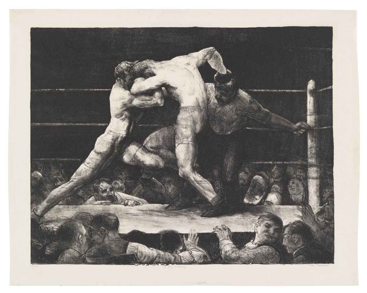 Jelen u Sharkeyho od George Bellows