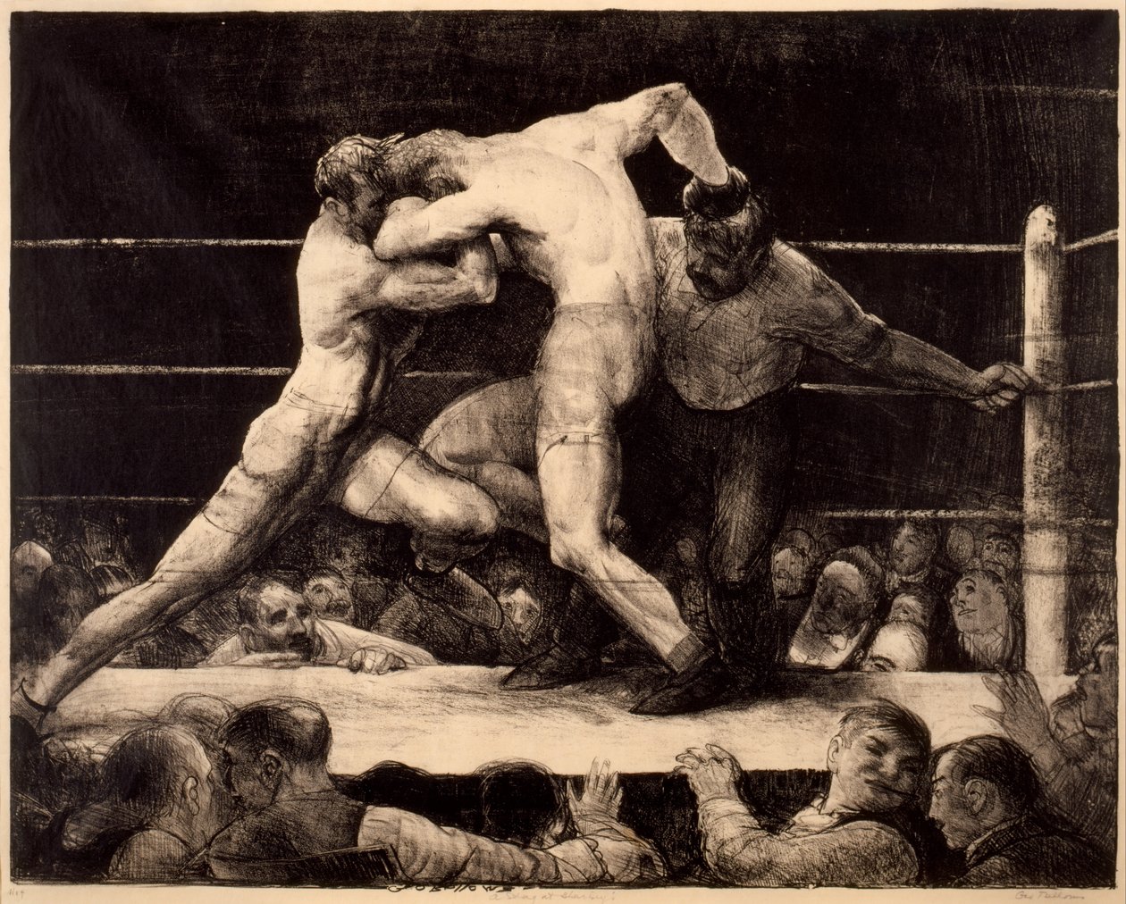 Jelen u Sharkeyho od George Bellows