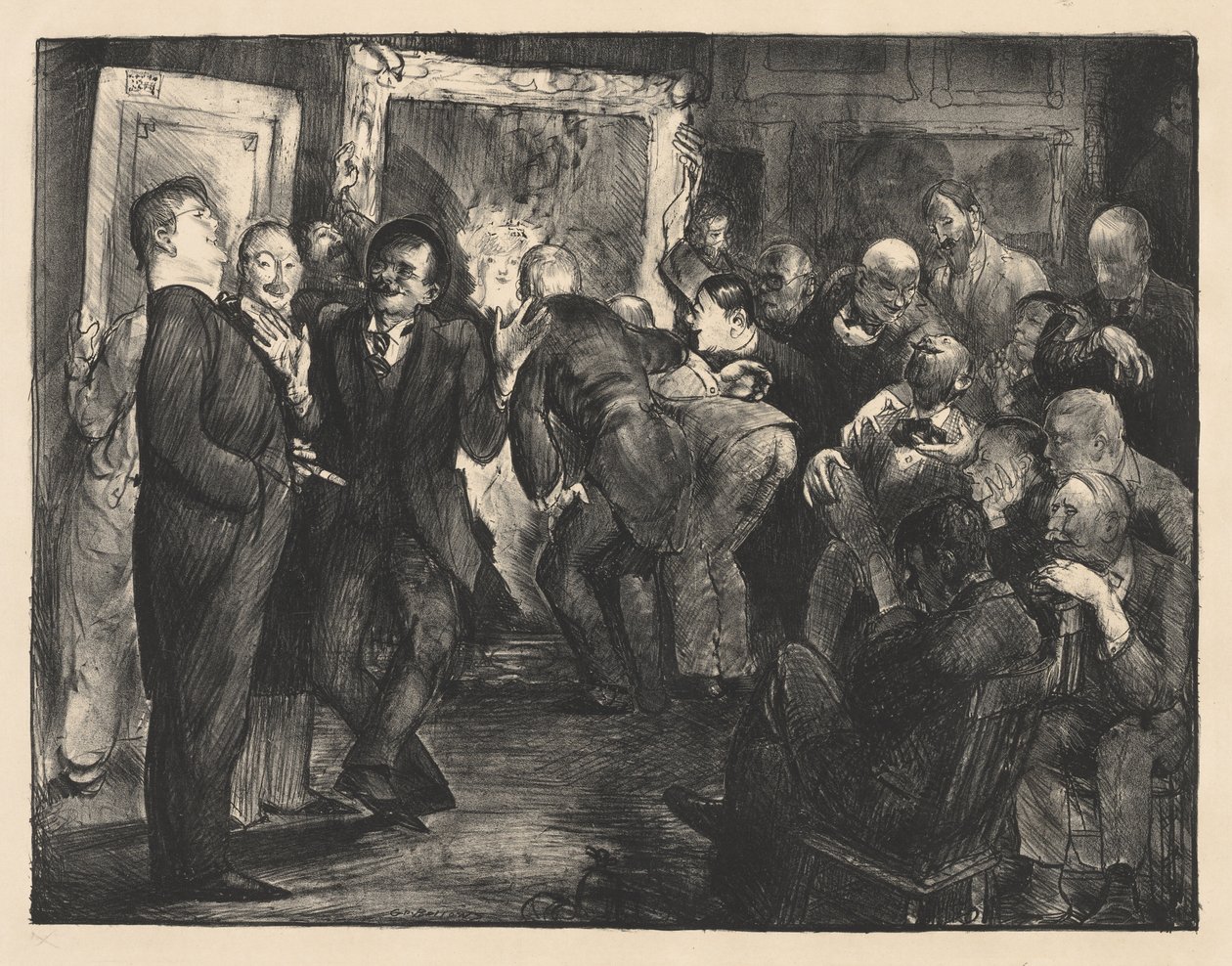 Umělci hodnotící umělecká díla od George Bellows