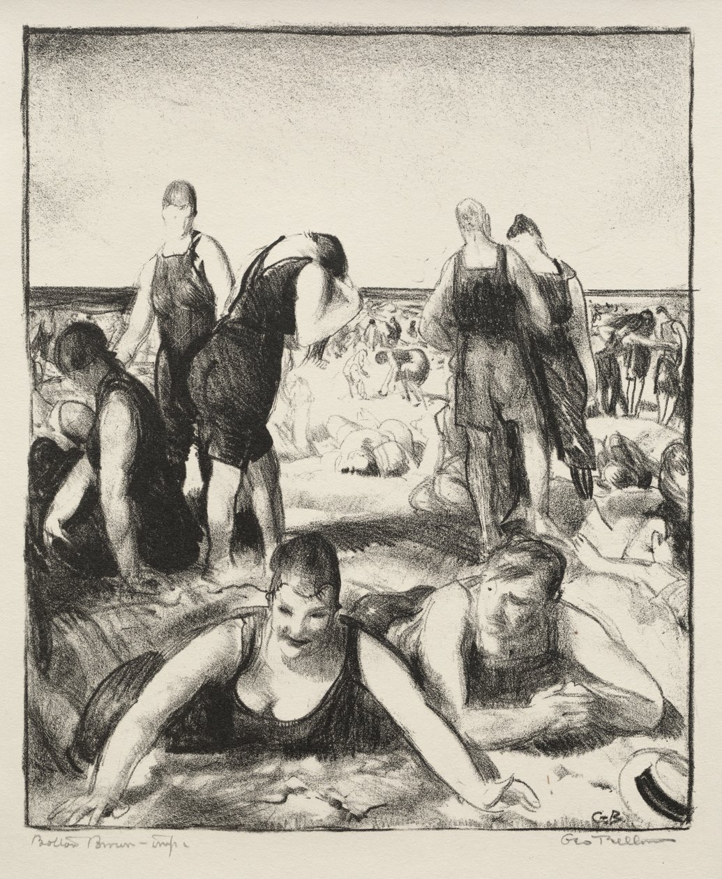 Koupaliště od George Bellows