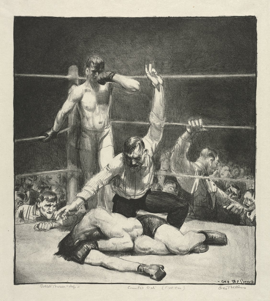 Odpočítáno, první kámen od George Bellows