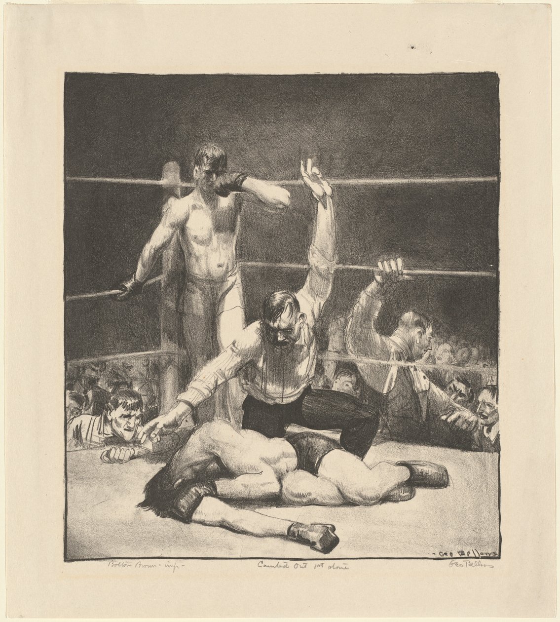 Odpočítáno, první kámen od George Bellows