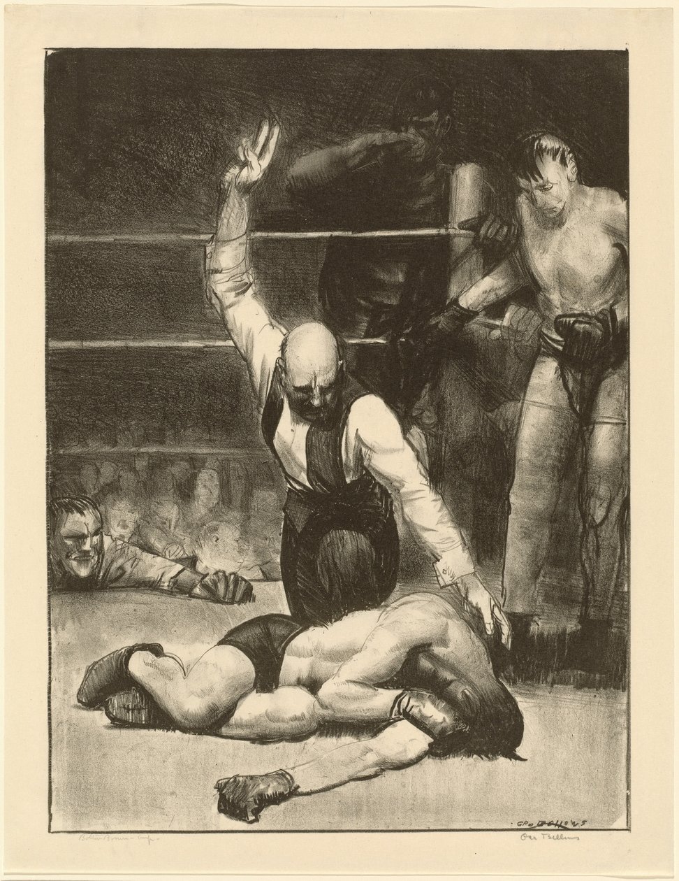 Vyřazený, druhý kámen od George Bellows