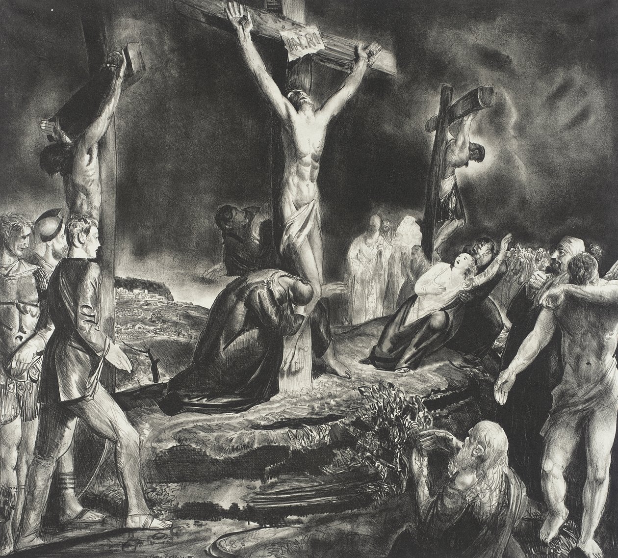 Ukřižování Krista od George Bellows