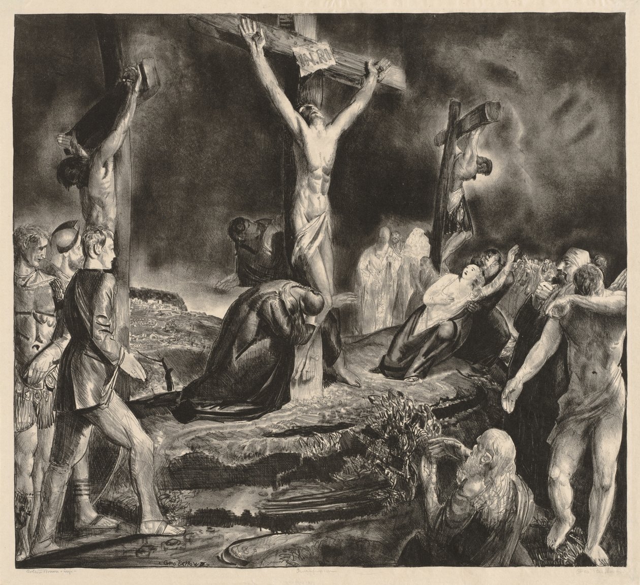 Ukřižování Krista od George Bellows