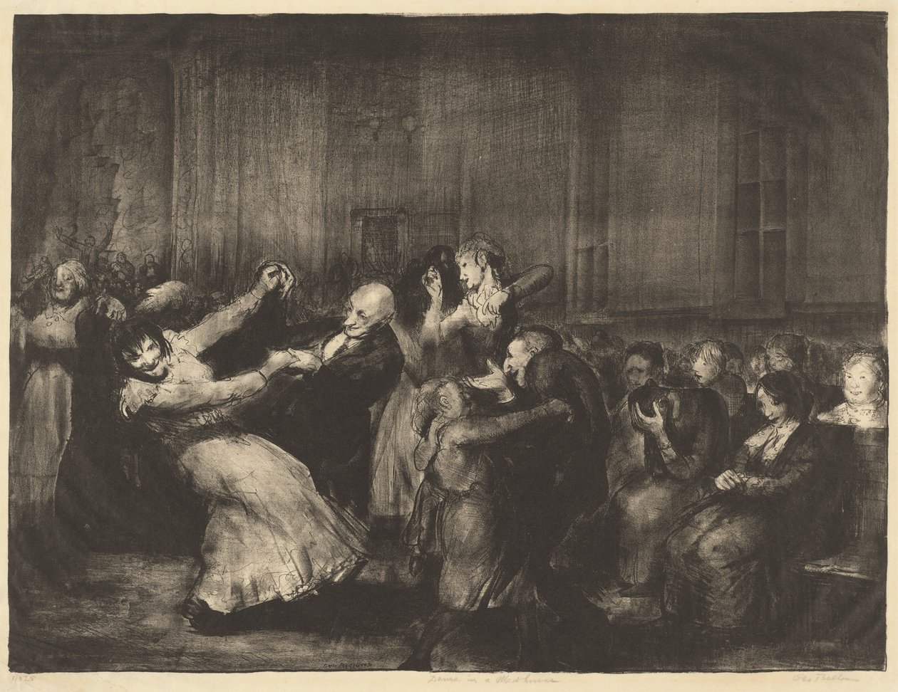 Tanec v blázinci od George Bellows