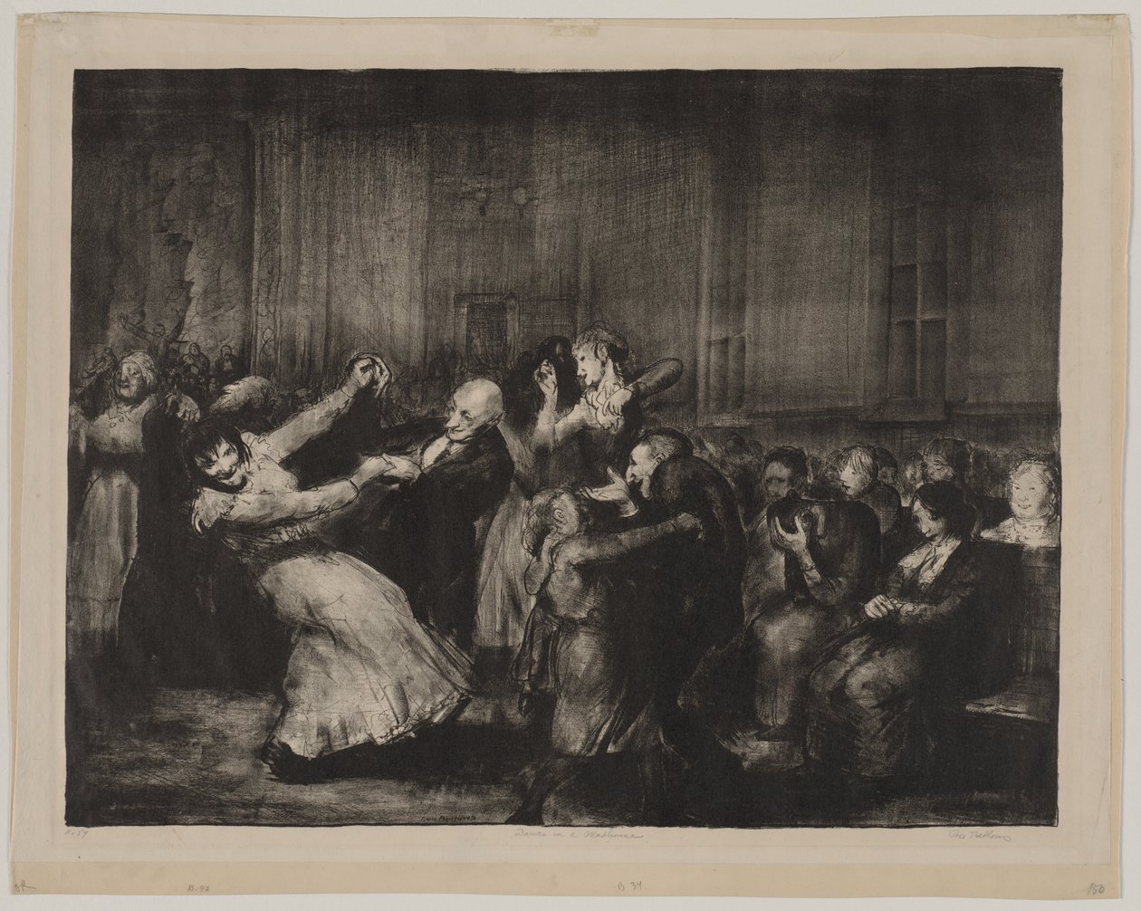 Tanec v blázinci od George Bellows