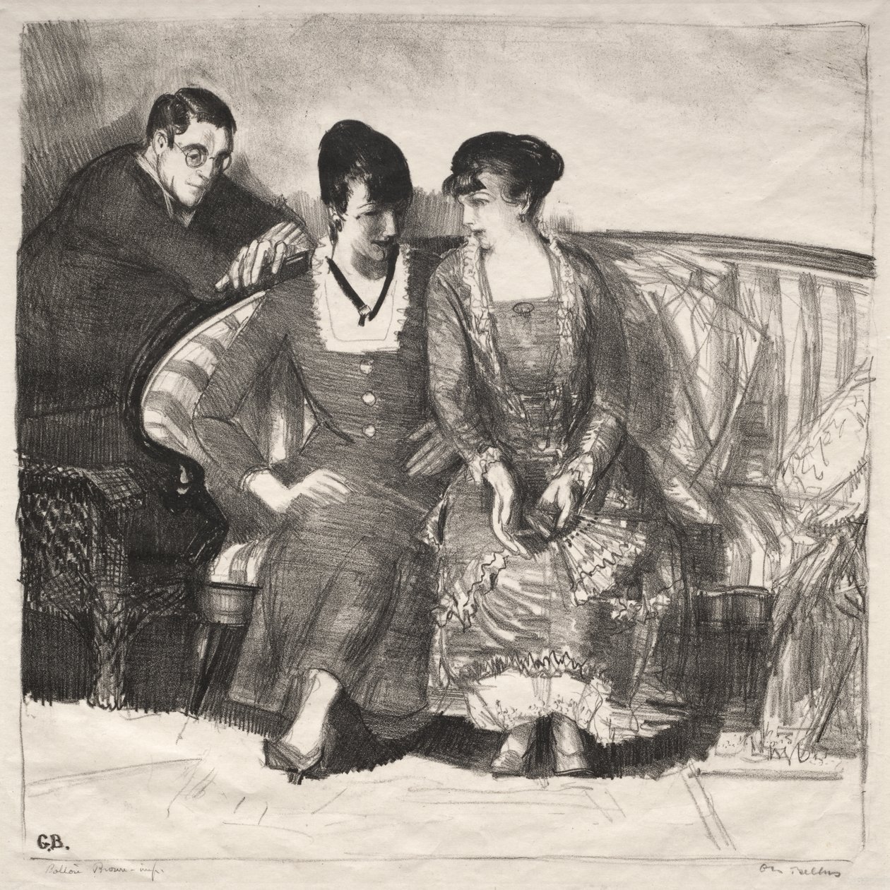 Emma, Elsie a Gene od George Bellows