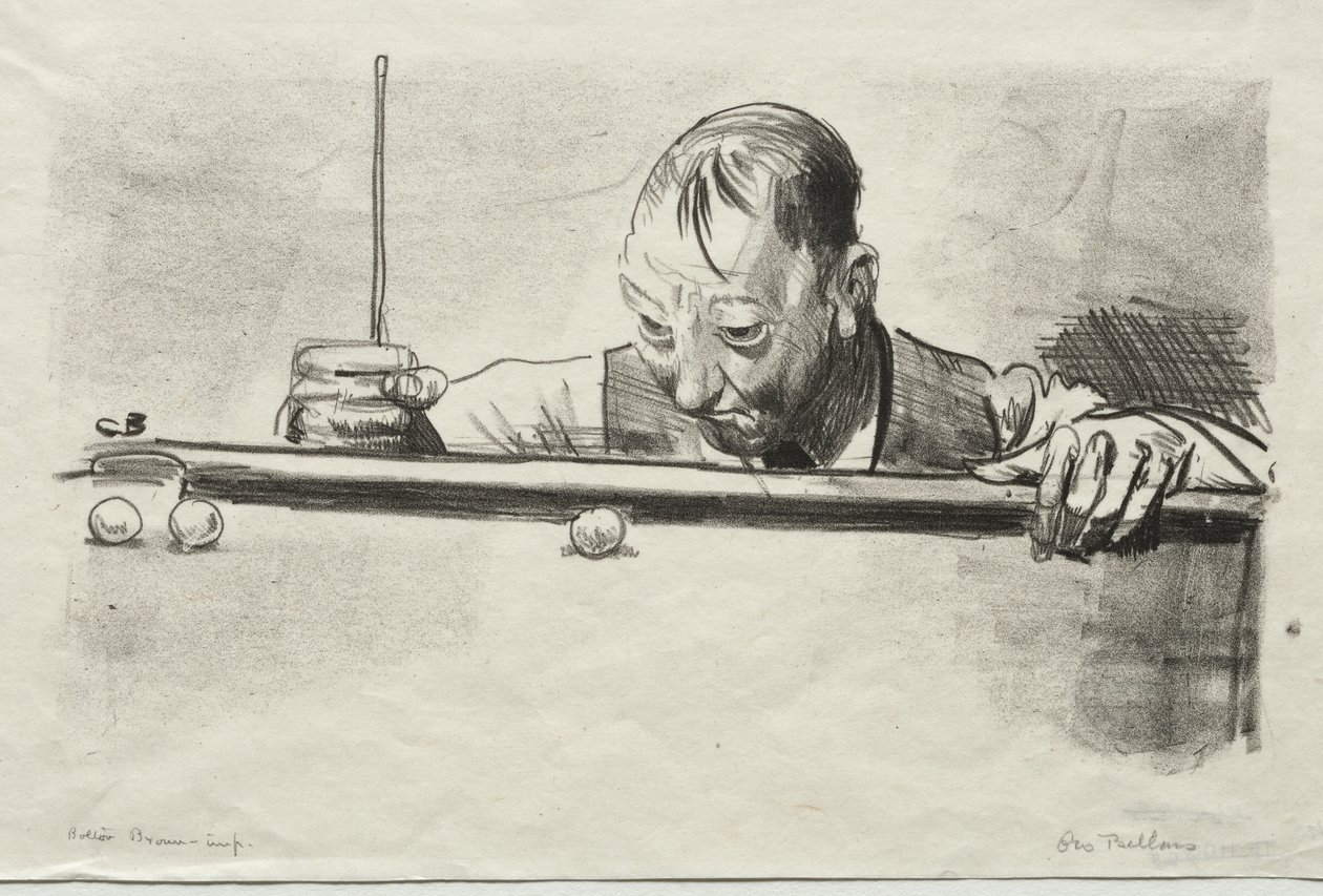 Halový sportovec, Druhý kámen od George Bellows