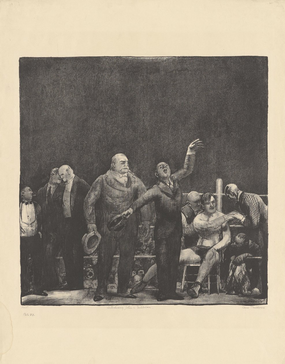 Představujeme Johna L. Sullivana od George Bellows