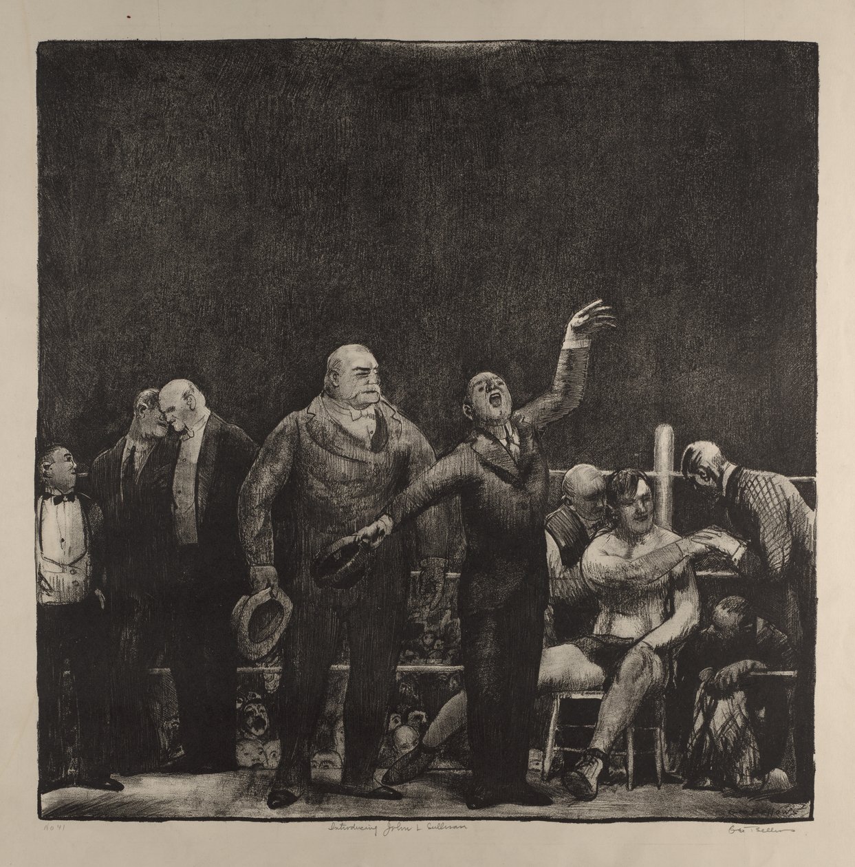 Představujeme Johna L. Sullivana od George Bellows