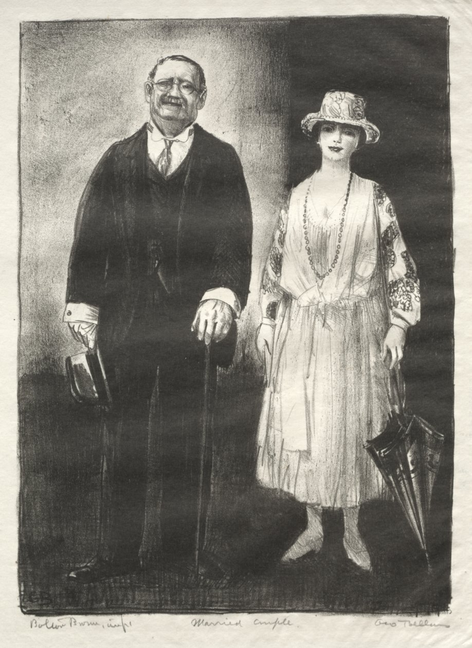 Manželský pár od George Bellows