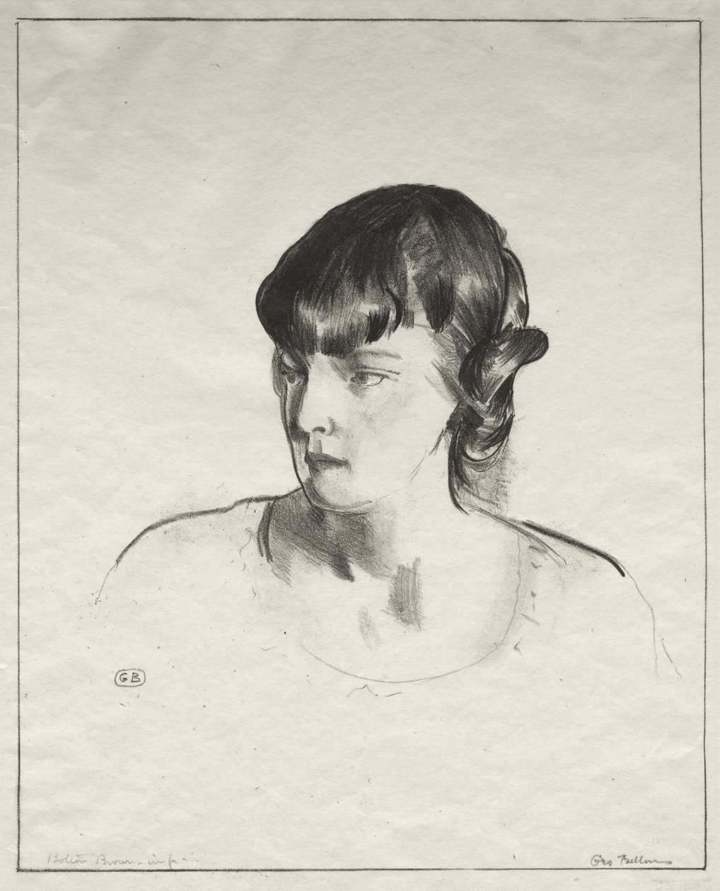 slečna Tateová od George Bellows