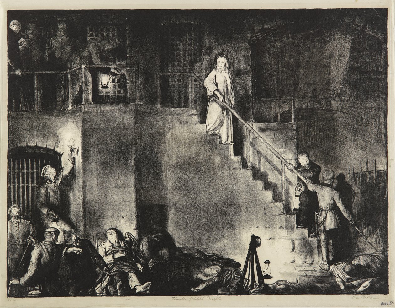 Vražda Edith Cavellové od George Bellows
