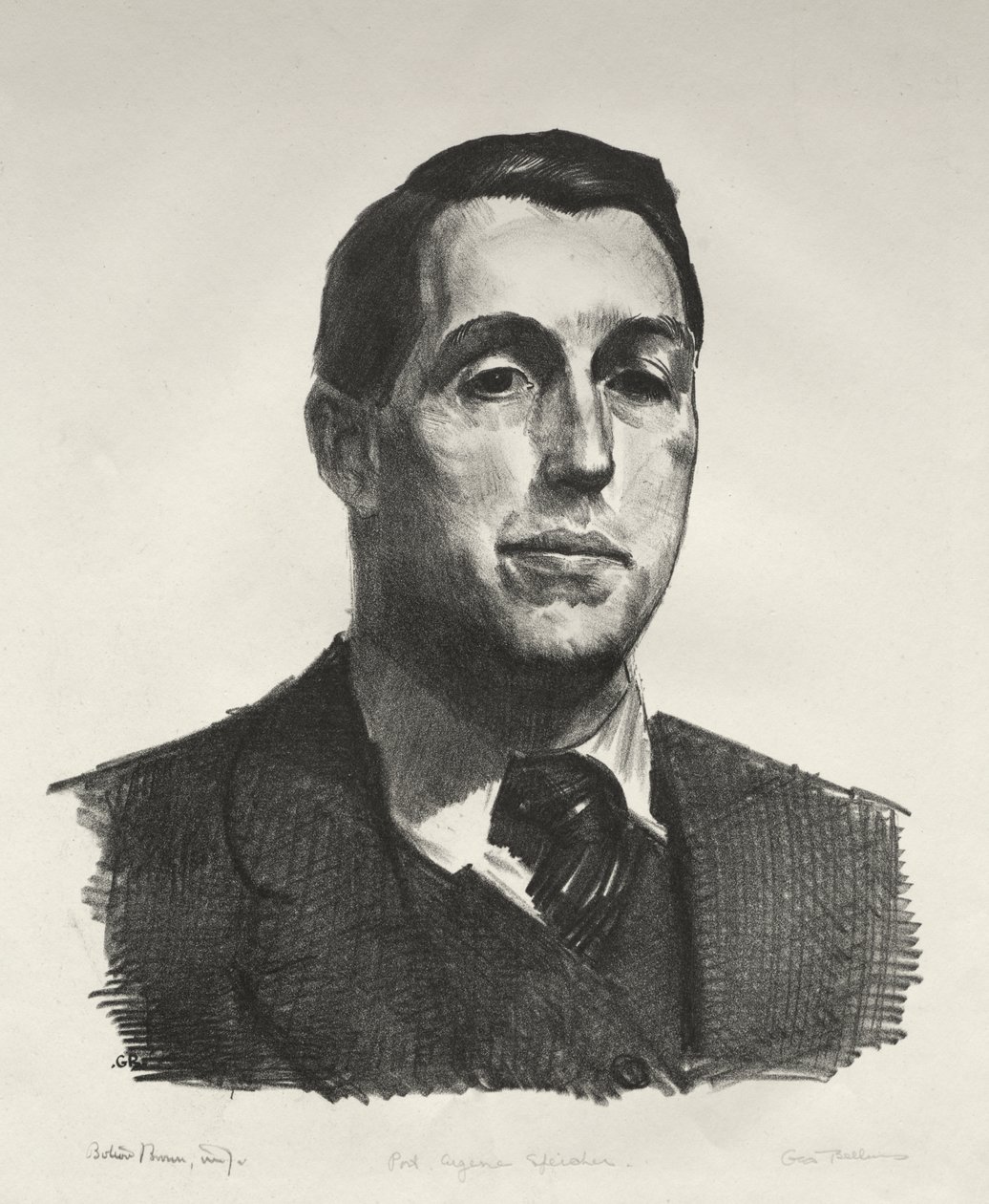 Portrét Eugeneho Speichera, první kámen od George Bellows