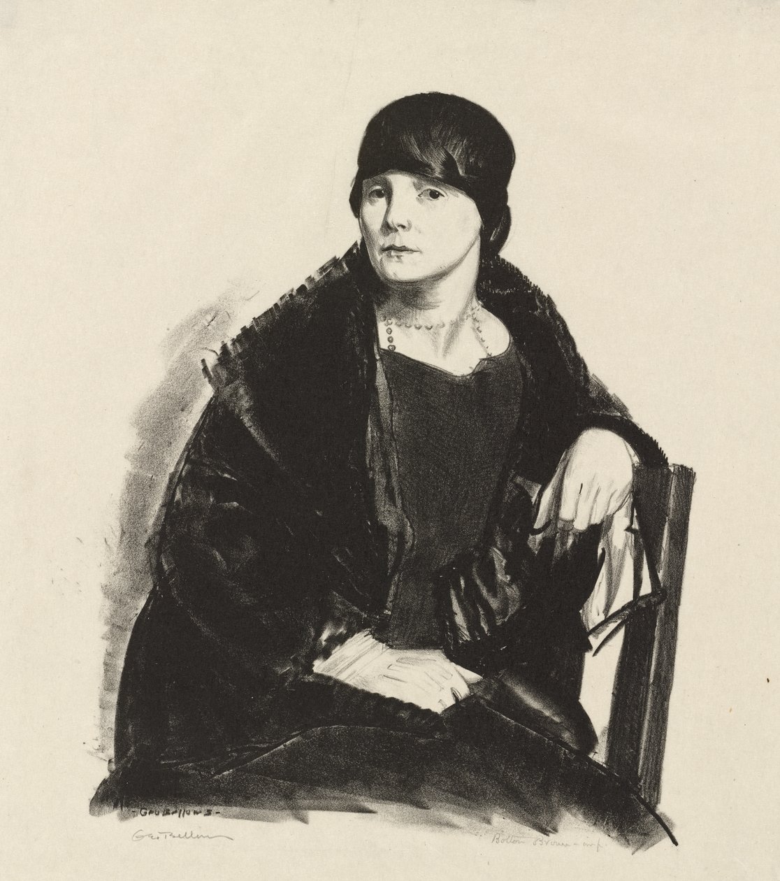 Portrét paní R. od George Bellows