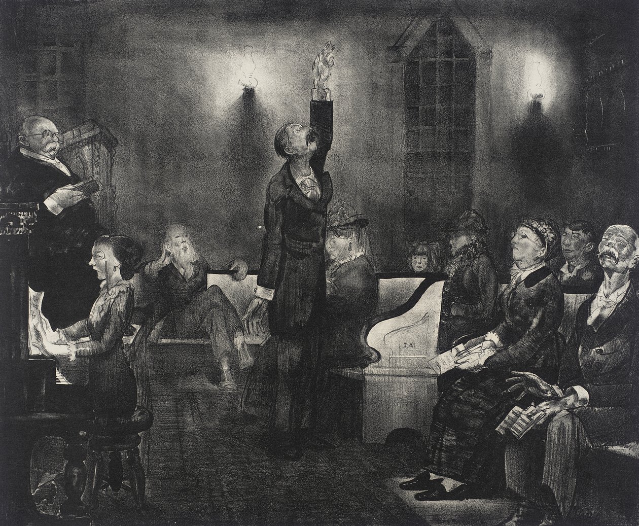 Modlitební setkání č. 2 od George Bellows