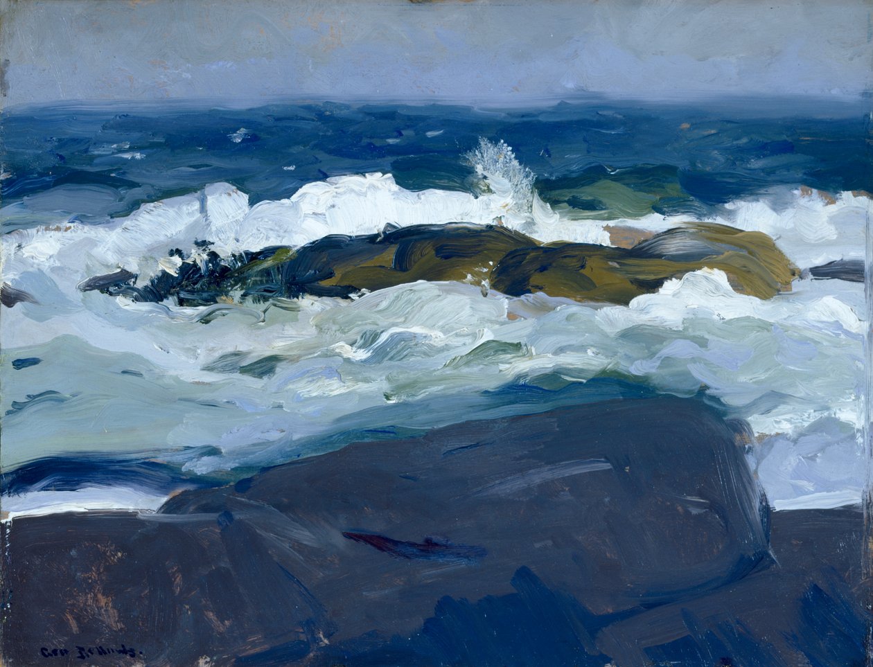 Rock Reef, Maine od George Bellows