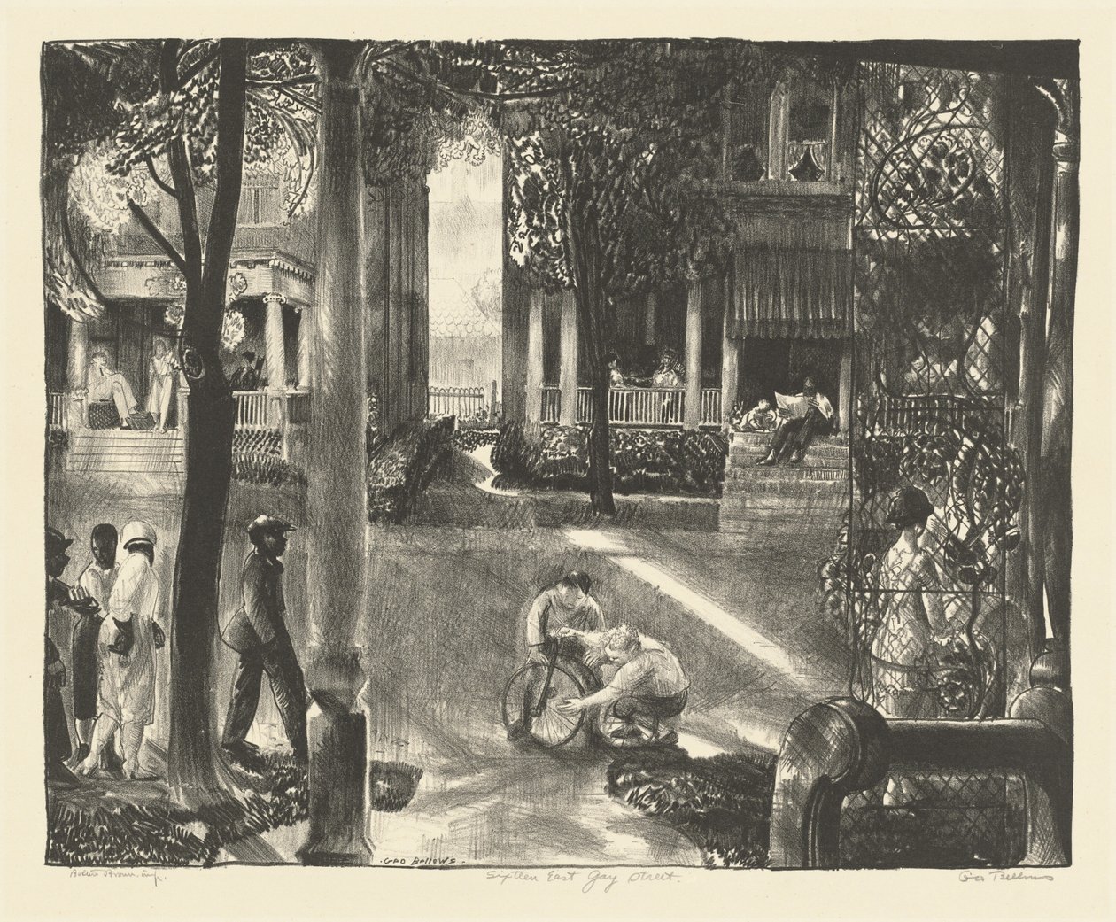 East Gay Street 16 od George Bellows