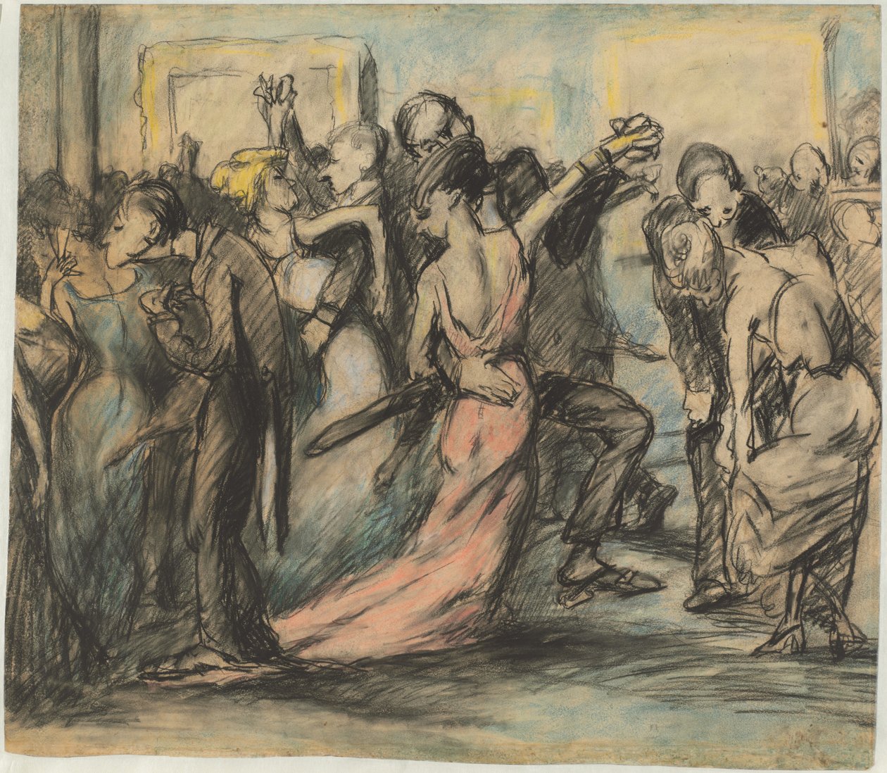 Society Ball [zadní strana] od George Bellows