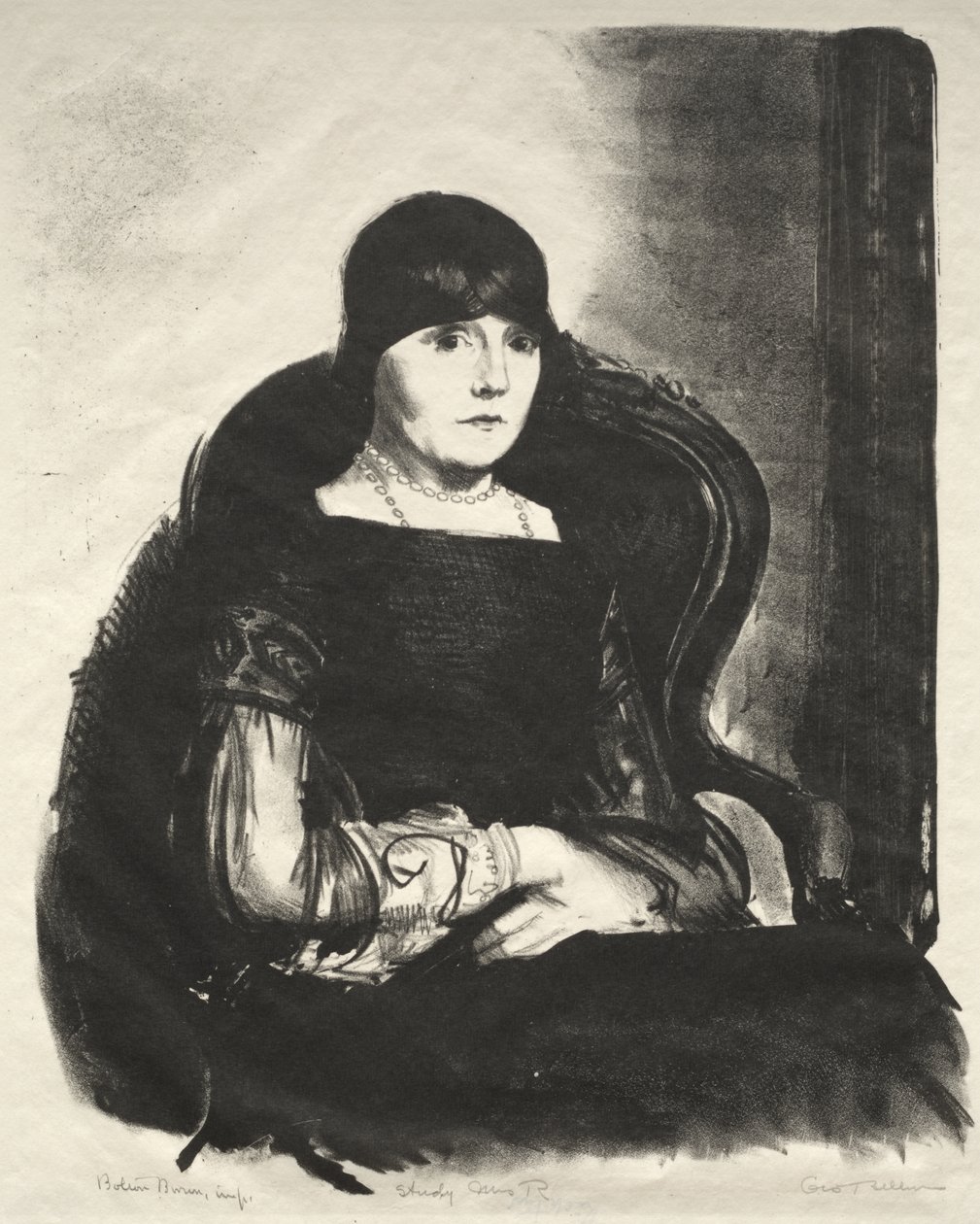 Studie, paní R. od George Bellows