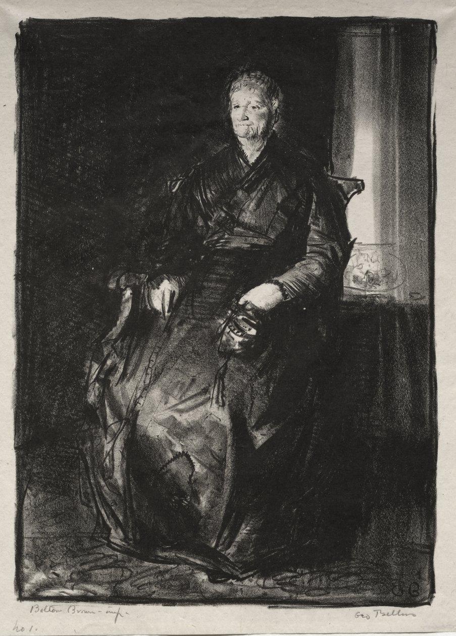 Studie mé matky, První kámen od George Bellows
