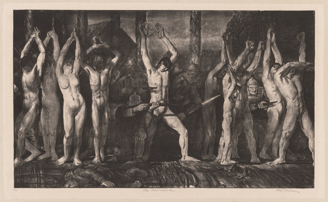 Barikáda, Druhý kámen od George Bellows