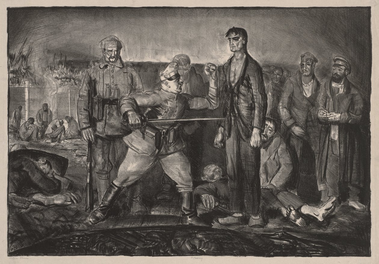Případ seržanta Delaneyho od George Bellows