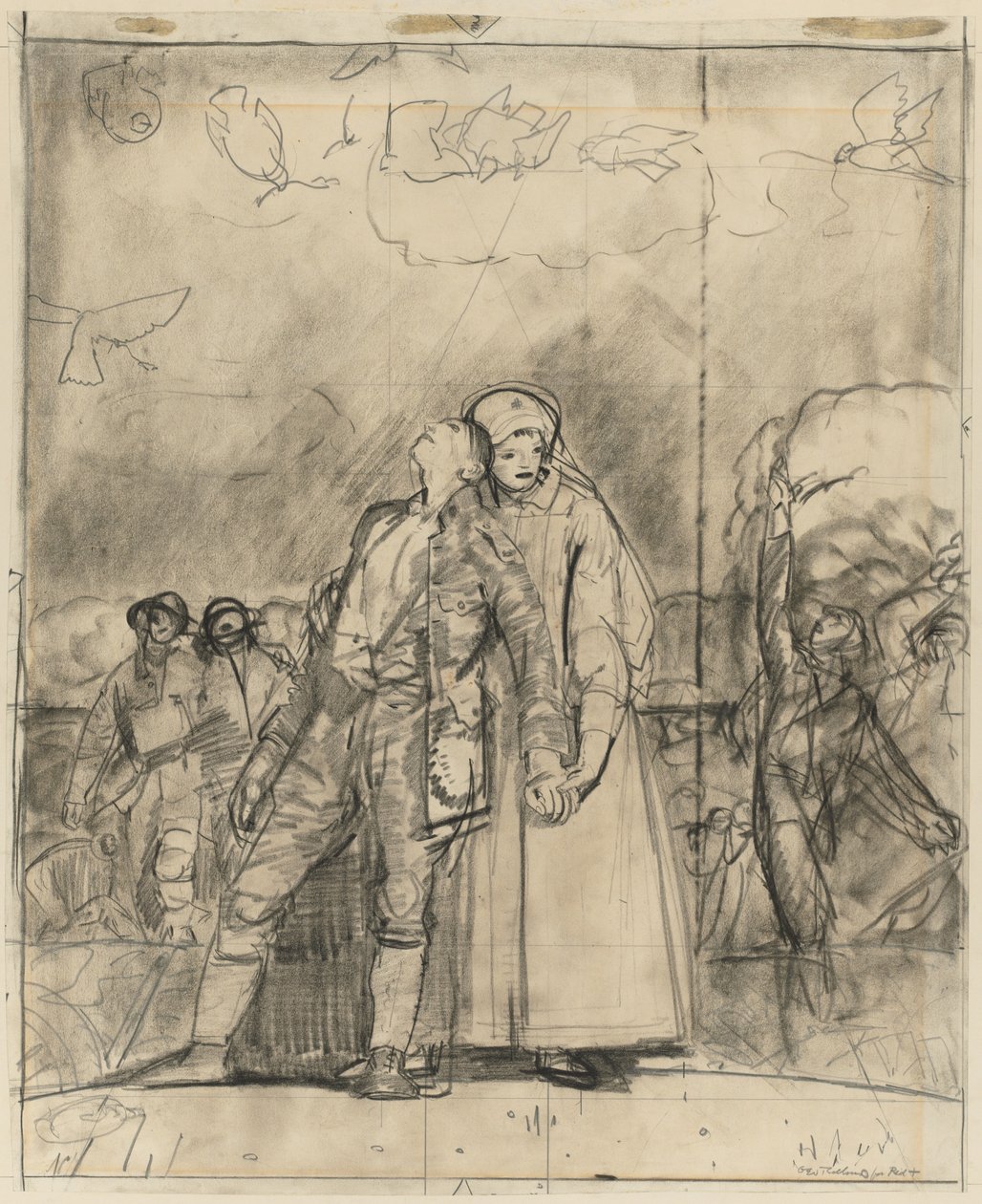 Předvečer vítězství od George Bellows