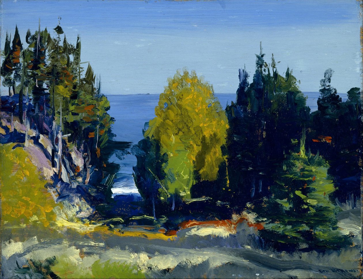 The Grove – Monhegan od George Bellows