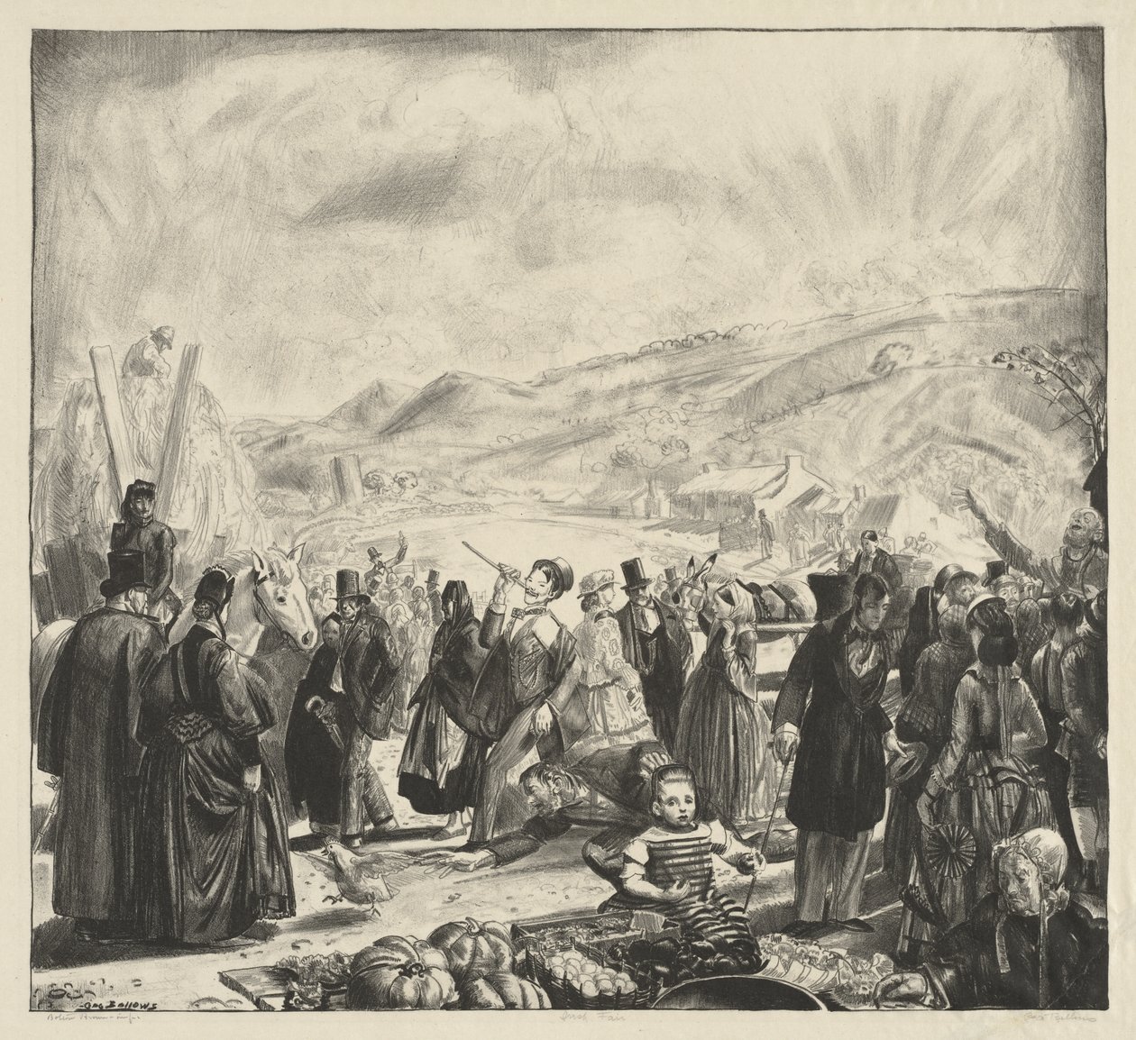Irský jarmark od George Bellows