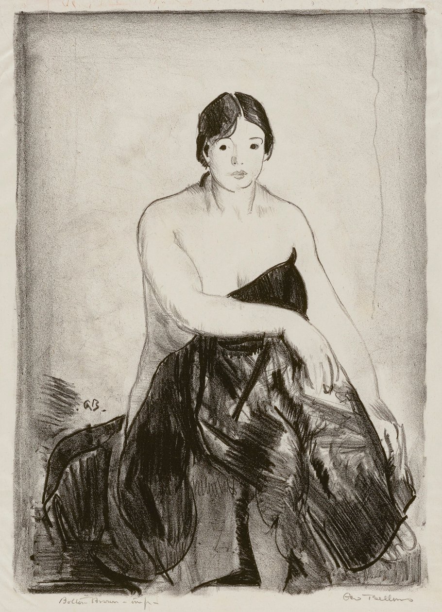 Model, Druhý kámen od George Bellows