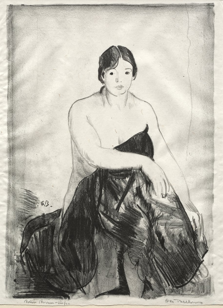 Model, Druhý kámen od George Bellows