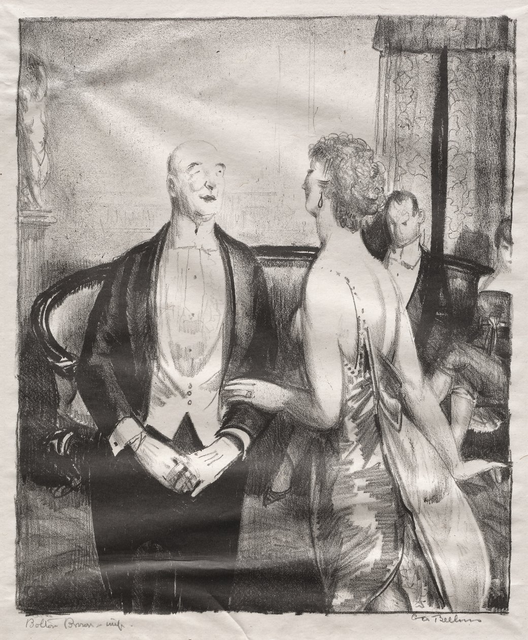 Salonní kritik od George Bellows