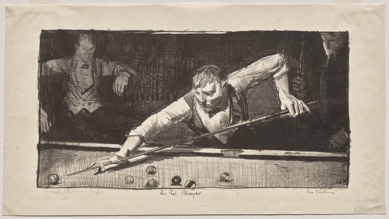 Hráč kulečníku od George Bellows