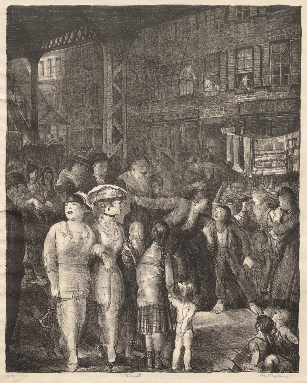 Ulice od George Bellows