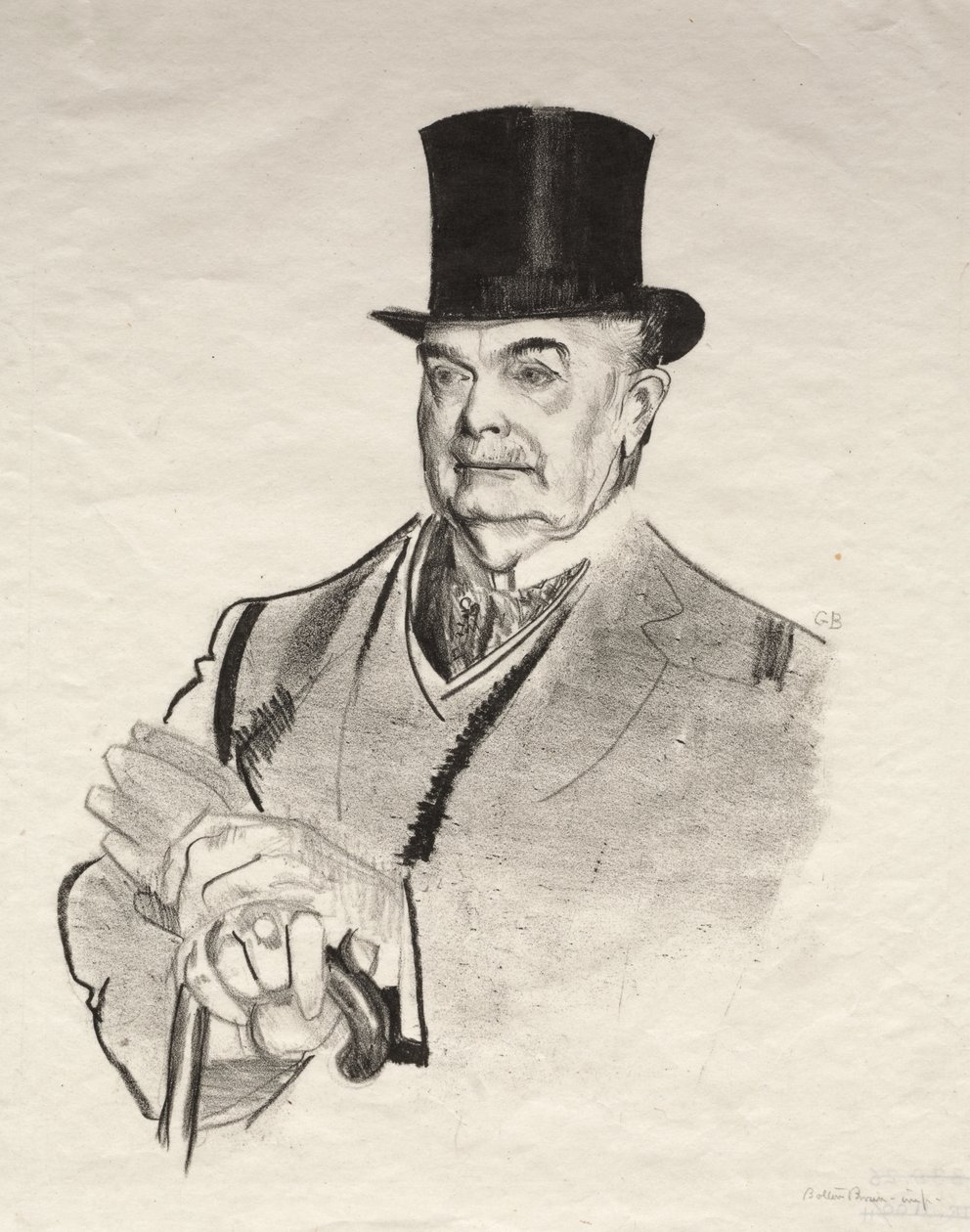 W. E. Story, Esq., první stav od George Bellows