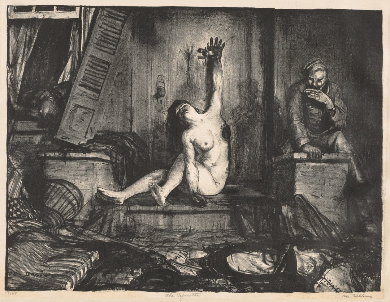 Válečná série: Cigareta od George Bellows