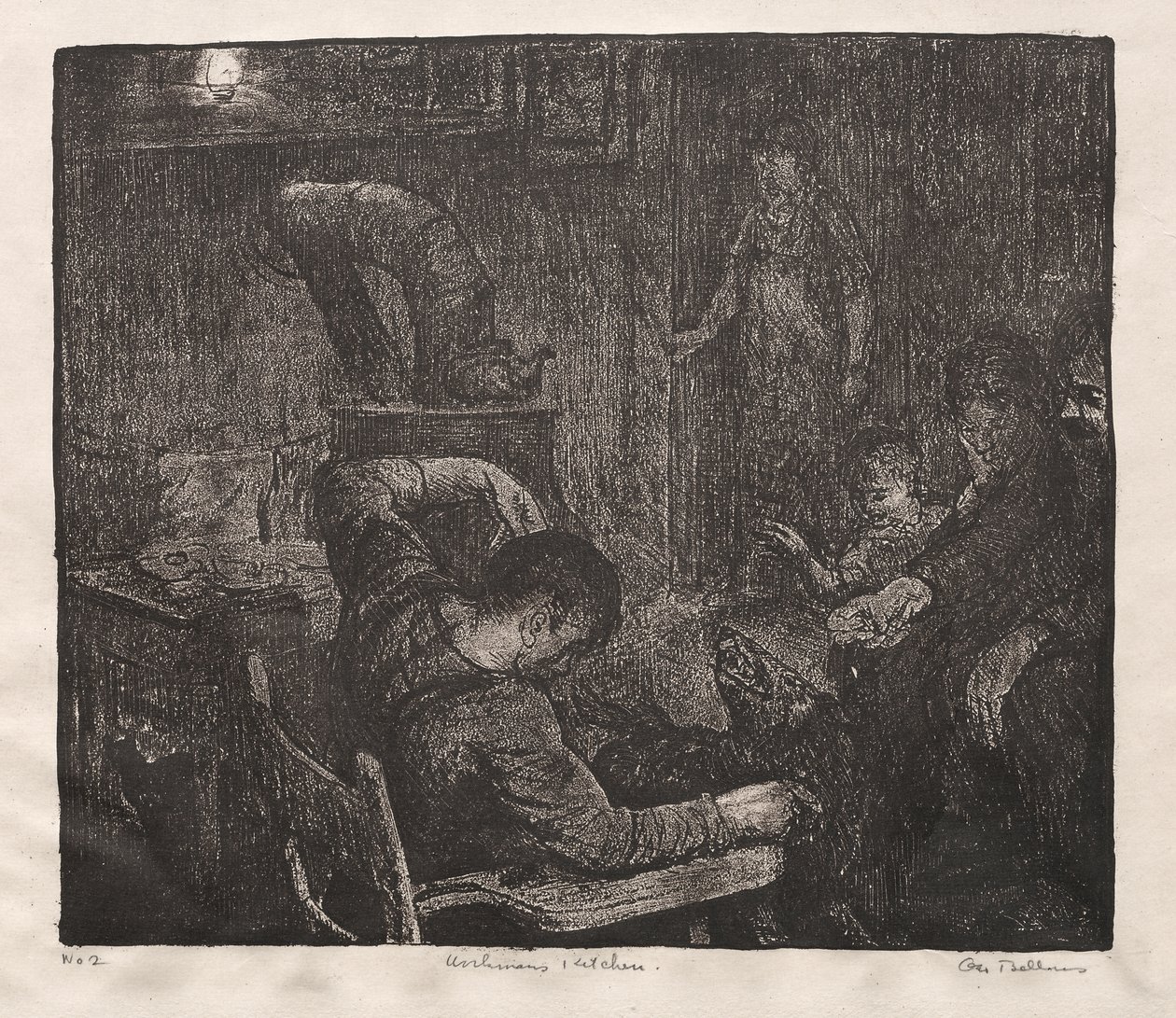 Dělníkova kuchyně od George Bellows